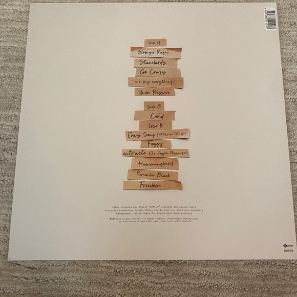 Leslie Odom Jr Mr Vinyl Record red - Picture 2 of 3